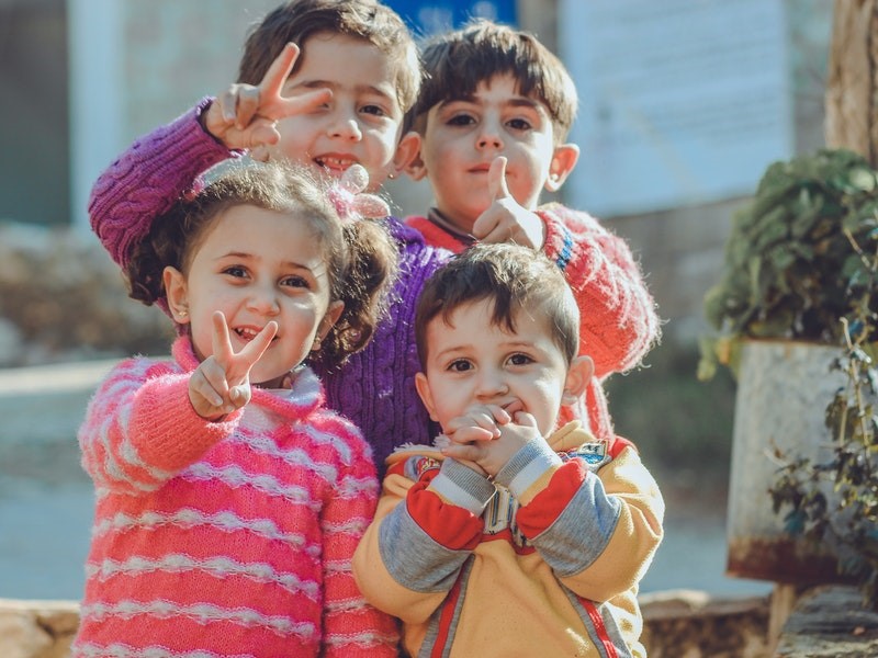 4 kids - Pexels Samer Daboul 1815257